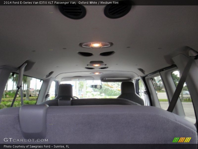 Oxford White / Medium Flint 2014 Ford E-Series Van E350 XLT Passenger Van