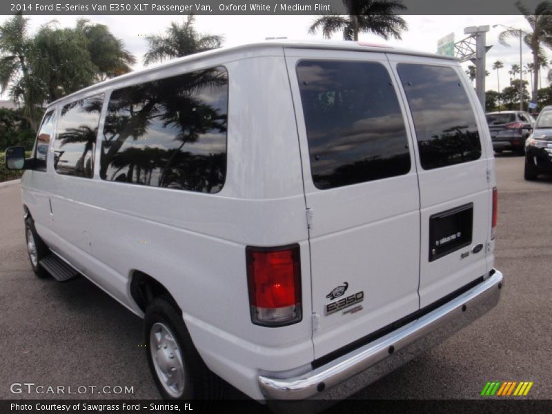 Oxford White / Medium Flint 2014 Ford E-Series Van E350 XLT Passenger Van