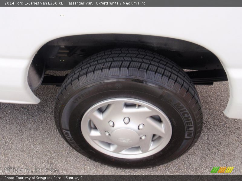 Oxford White / Medium Flint 2014 Ford E-Series Van E350 XLT Passenger Van