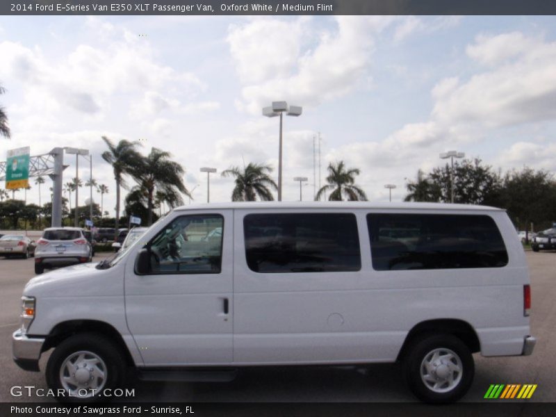 Oxford White / Medium Flint 2014 Ford E-Series Van E350 XLT Passenger Van