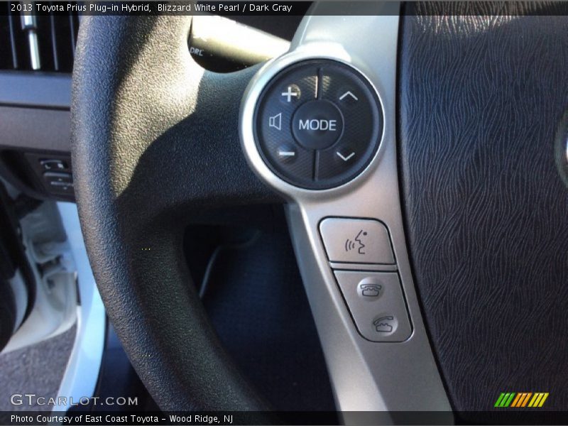 Controls of 2013 Prius Plug-in Hybrid