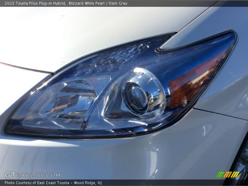 Blizzard White Pearl / Dark Gray 2013 Toyota Prius Plug-in Hybrid