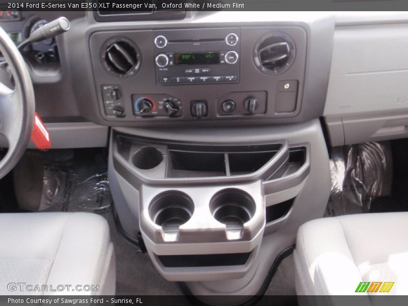 Oxford White / Medium Flint 2014 Ford E-Series Van E350 XLT Passenger Van