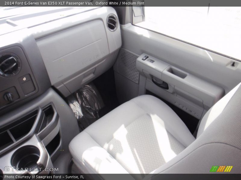 Oxford White / Medium Flint 2014 Ford E-Series Van E350 XLT Passenger Van