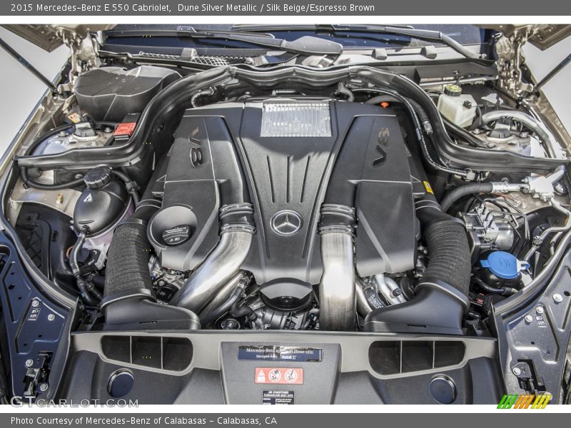  2015 E 550 Cabriolet Engine - 4.7 Liter DI biturbo DOHC 32-Valve VVT V8