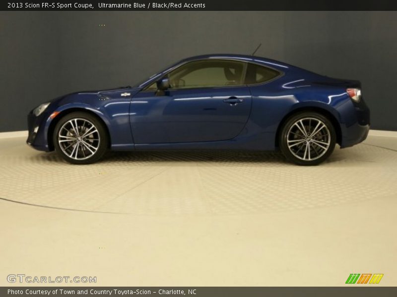 Ultramarine Blue / Black/Red Accents 2013 Scion FR-S Sport Coupe