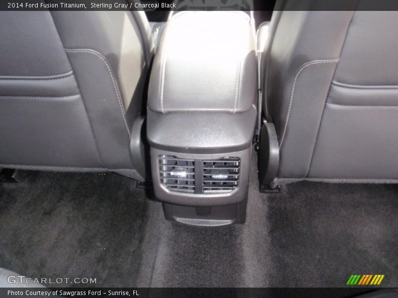 Sterling Gray / Charcoal Black 2014 Ford Fusion Titanium
