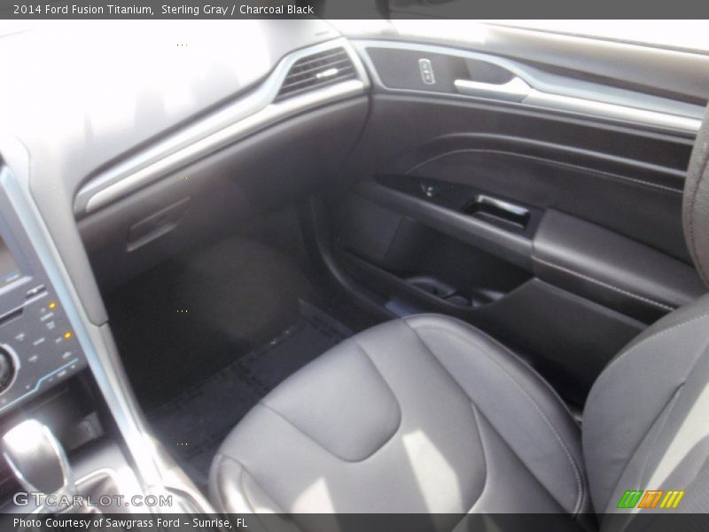 Sterling Gray / Charcoal Black 2014 Ford Fusion Titanium