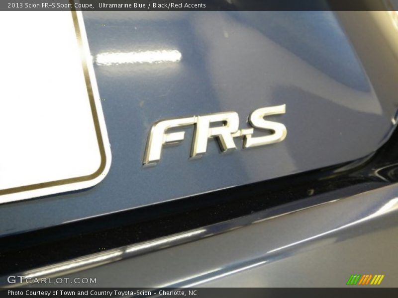 Ultramarine Blue / Black/Red Accents 2013 Scion FR-S Sport Coupe
