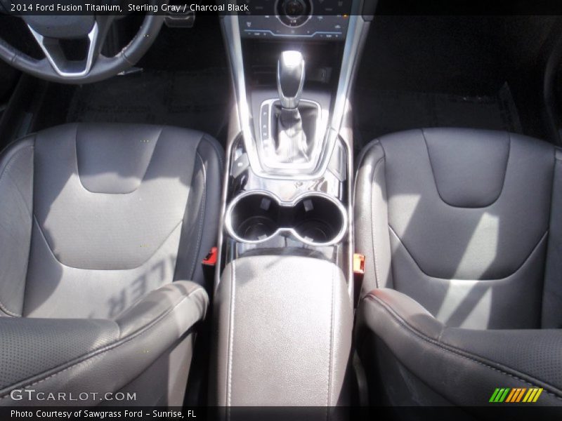 Sterling Gray / Charcoal Black 2014 Ford Fusion Titanium