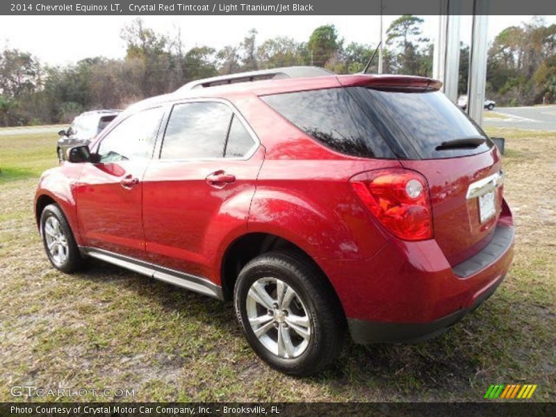 Crystal Red Tintcoat / Light Titanium/Jet Black 2014 Chevrolet Equinox LT