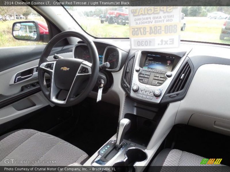 Crystal Red Tintcoat / Light Titanium/Jet Black 2014 Chevrolet Equinox LT