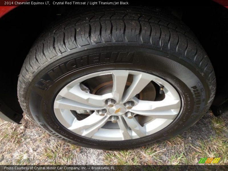 Crystal Red Tintcoat / Light Titanium/Jet Black 2014 Chevrolet Equinox LT