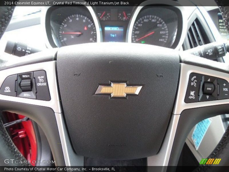 Crystal Red Tintcoat / Light Titanium/Jet Black 2014 Chevrolet Equinox LT
