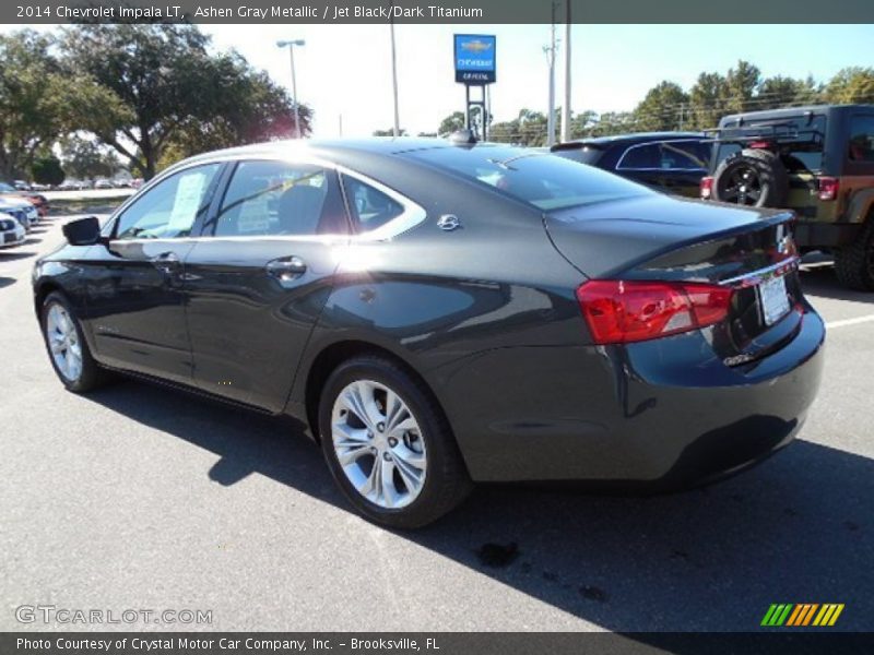 Ashen Gray Metallic / Jet Black/Dark Titanium 2014 Chevrolet Impala LT
