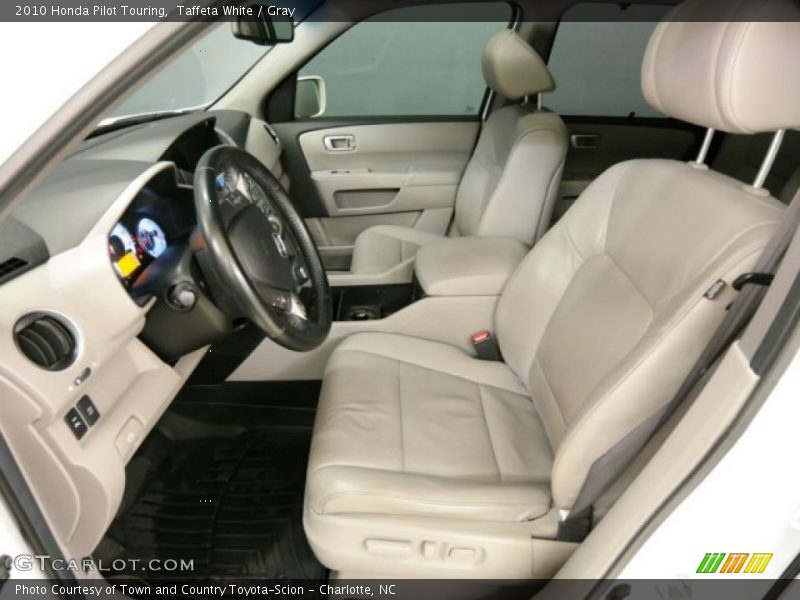 Taffeta White / Gray 2010 Honda Pilot Touring