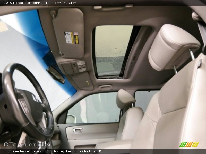 Taffeta White / Gray 2010 Honda Pilot Touring