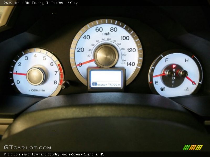 Taffeta White / Gray 2010 Honda Pilot Touring