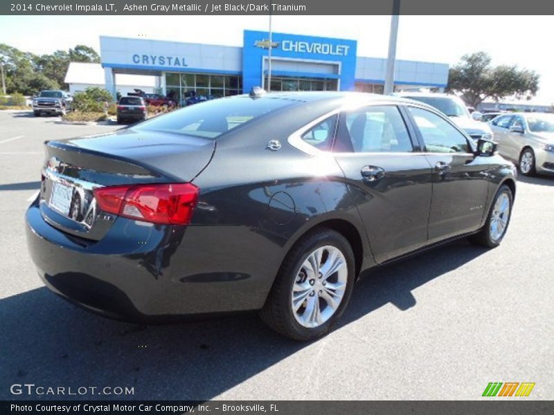 Ashen Gray Metallic / Jet Black/Dark Titanium 2014 Chevrolet Impala LT
