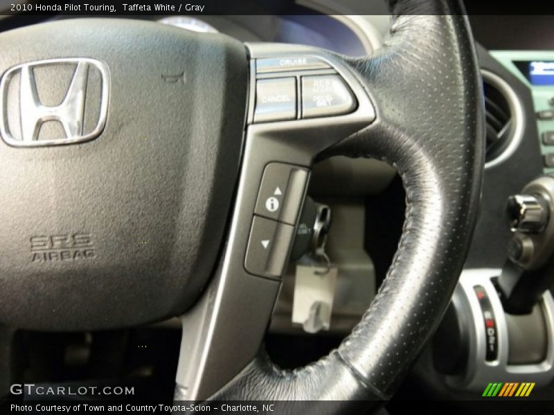 Taffeta White / Gray 2010 Honda Pilot Touring