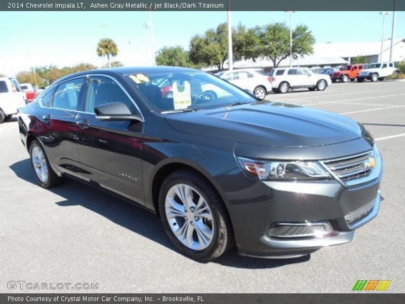 Ashen Gray Metallic / Jet Black/Dark Titanium 2014 Chevrolet Impala LT