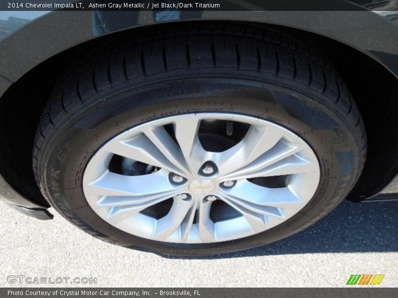 Ashen Gray Metallic / Jet Black/Dark Titanium 2014 Chevrolet Impala LT