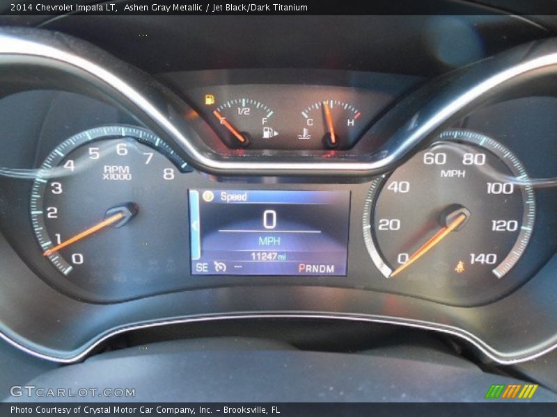 Ashen Gray Metallic / Jet Black/Dark Titanium 2014 Chevrolet Impala LT