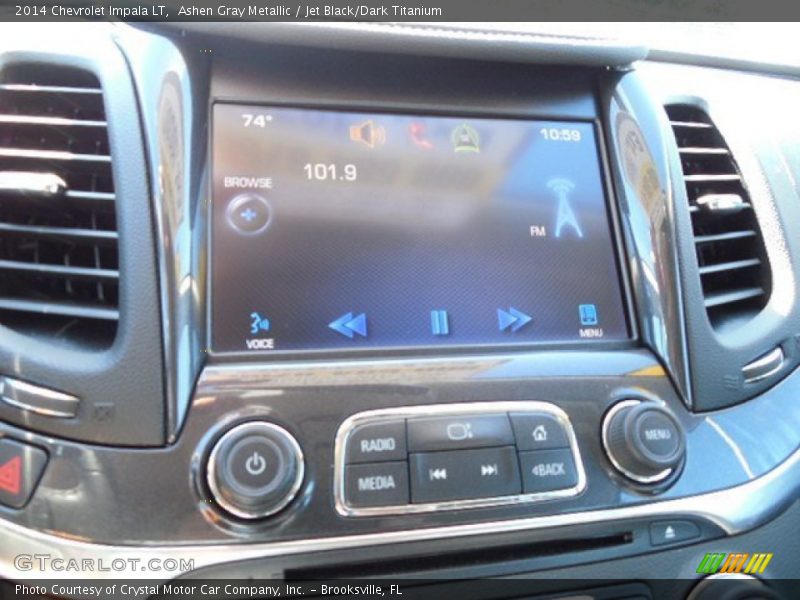 Ashen Gray Metallic / Jet Black/Dark Titanium 2014 Chevrolet Impala LT