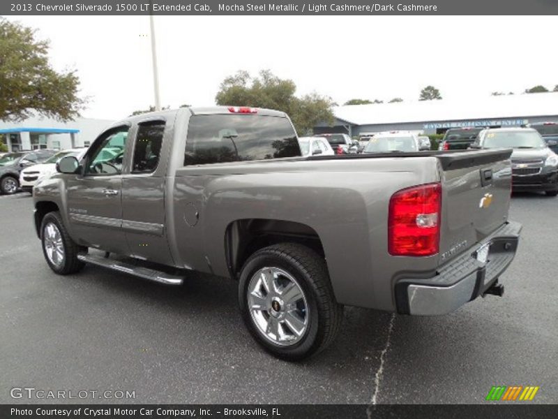Mocha Steel Metallic / Light Cashmere/Dark Cashmere 2013 Chevrolet Silverado 1500 LT Extended Cab