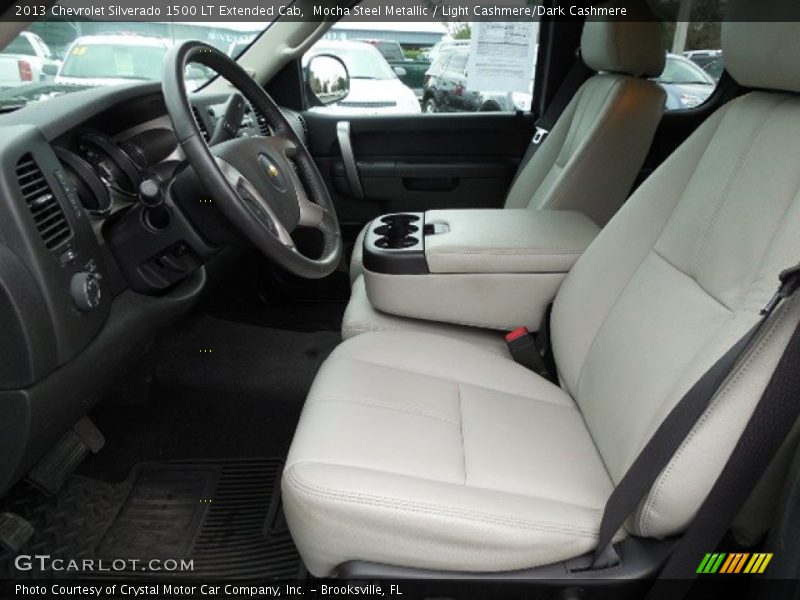 Mocha Steel Metallic / Light Cashmere/Dark Cashmere 2013 Chevrolet Silverado 1500 LT Extended Cab