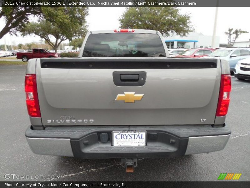 Mocha Steel Metallic / Light Cashmere/Dark Cashmere 2013 Chevrolet Silverado 1500 LT Extended Cab