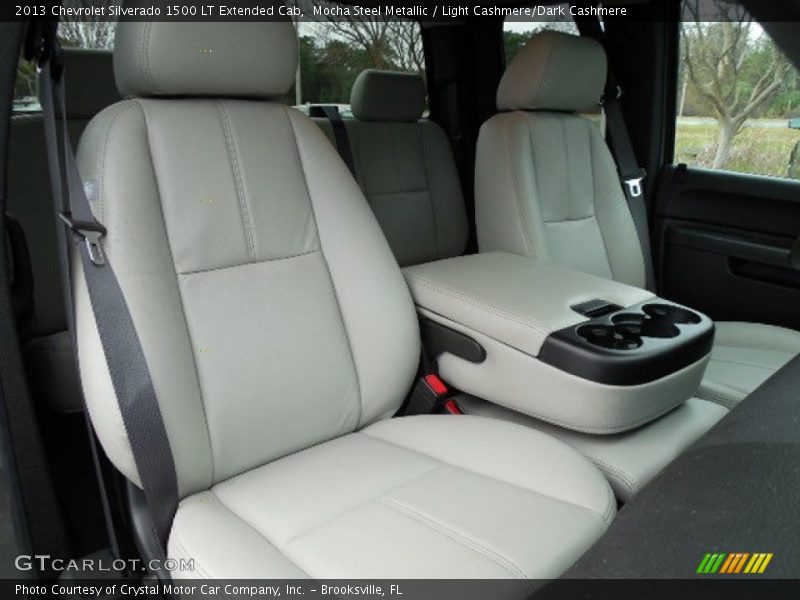 Mocha Steel Metallic / Light Cashmere/Dark Cashmere 2013 Chevrolet Silverado 1500 LT Extended Cab