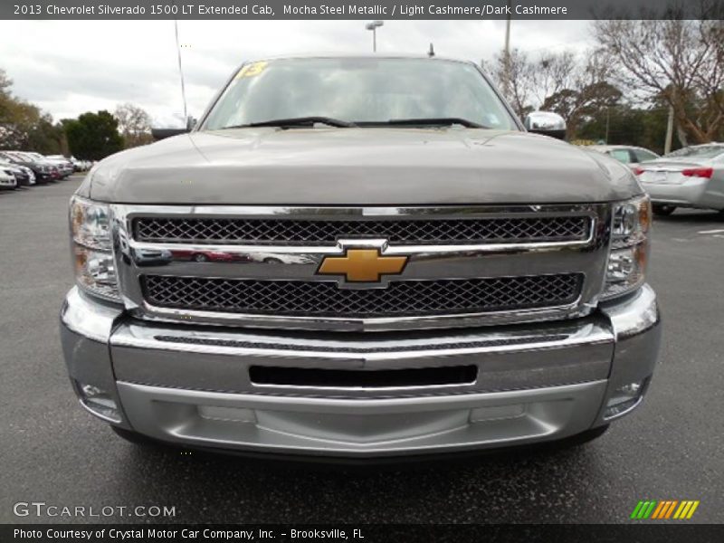Mocha Steel Metallic / Light Cashmere/Dark Cashmere 2013 Chevrolet Silverado 1500 LT Extended Cab