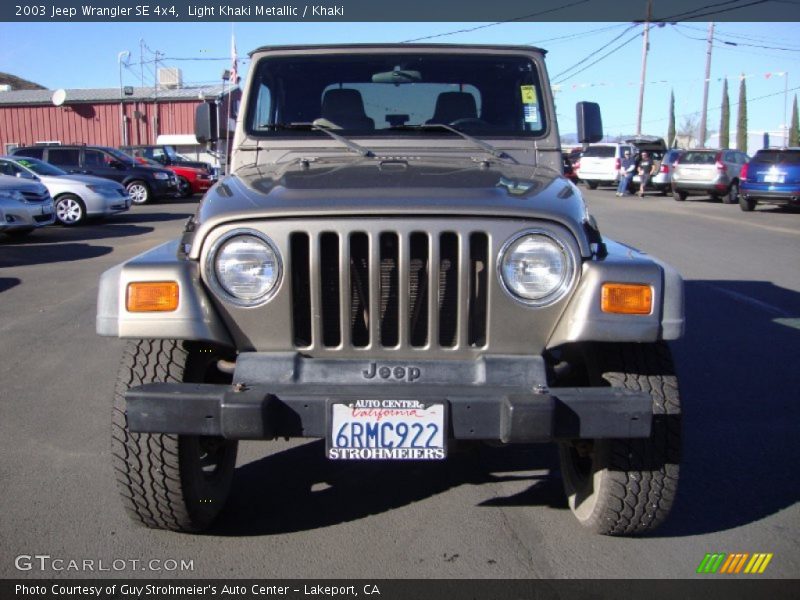 Light Khaki Metallic / Khaki 2003 Jeep Wrangler SE 4x4