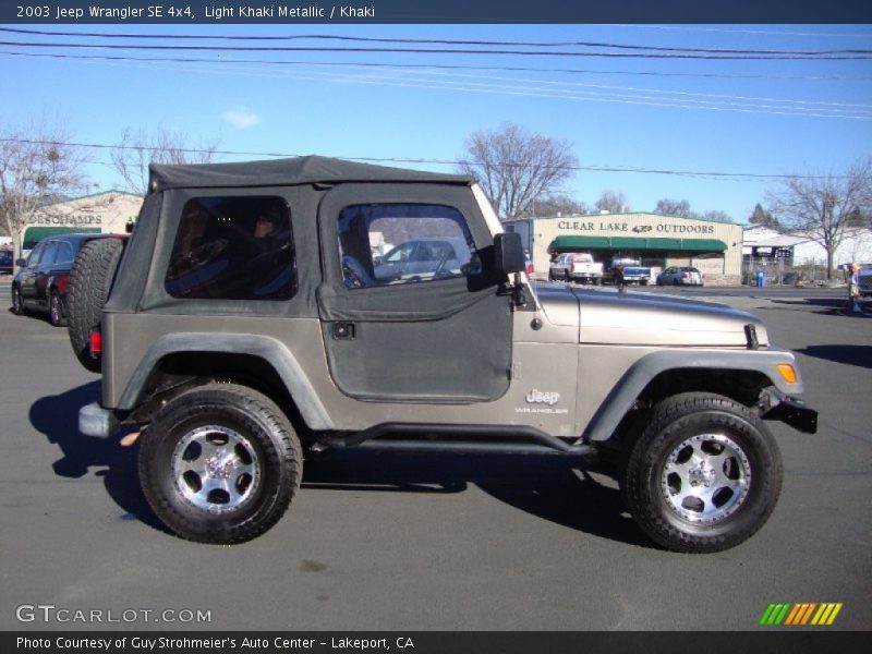 Light Khaki Metallic / Khaki 2003 Jeep Wrangler SE 4x4