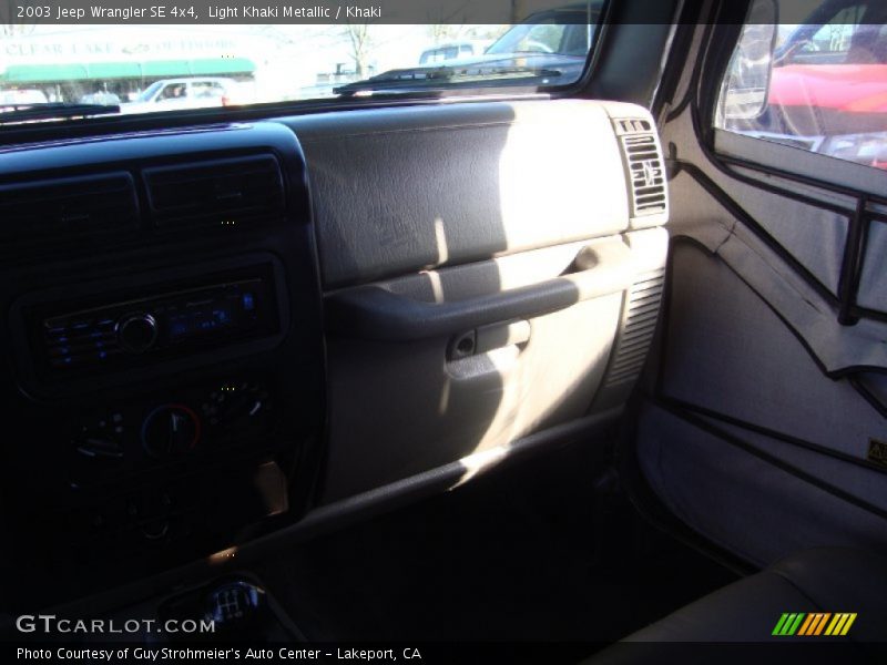 Light Khaki Metallic / Khaki 2003 Jeep Wrangler SE 4x4
