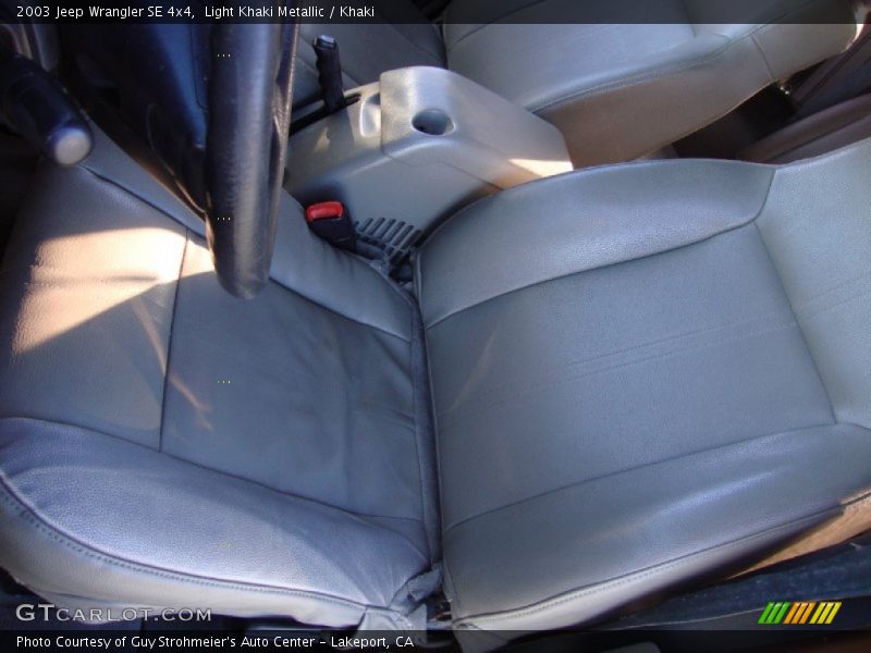 Light Khaki Metallic / Khaki 2003 Jeep Wrangler SE 4x4