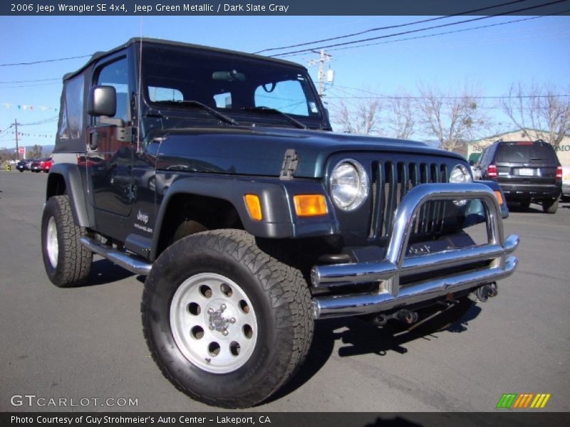 Jeep Green Metallic / Dark Slate Gray 2006 Jeep Wrangler SE 4x4