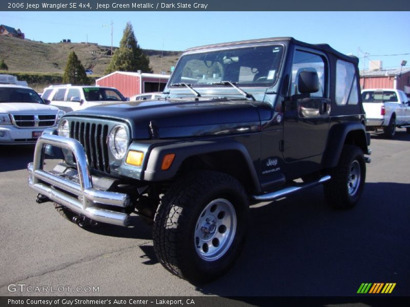 Jeep Green Metallic / Dark Slate Gray 2006 Jeep Wrangler SE 4x4