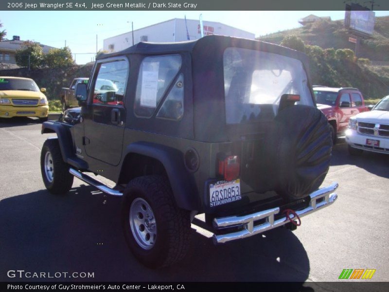 Jeep Green Metallic / Dark Slate Gray 2006 Jeep Wrangler SE 4x4