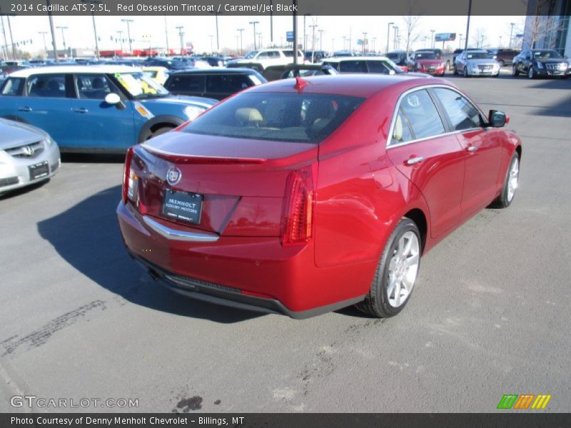 Red Obsession Tintcoat / Caramel/Jet Black 2014 Cadillac ATS 2.5L