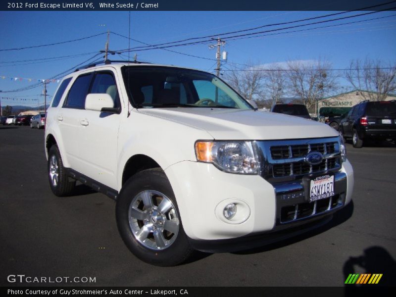 White Suede / Camel 2012 Ford Escape Limited V6
