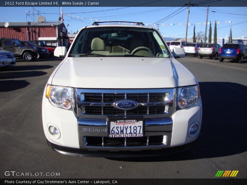 White Suede / Camel 2012 Ford Escape Limited V6
