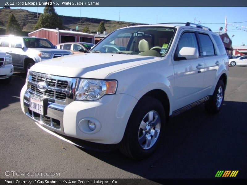 White Suede / Camel 2012 Ford Escape Limited V6