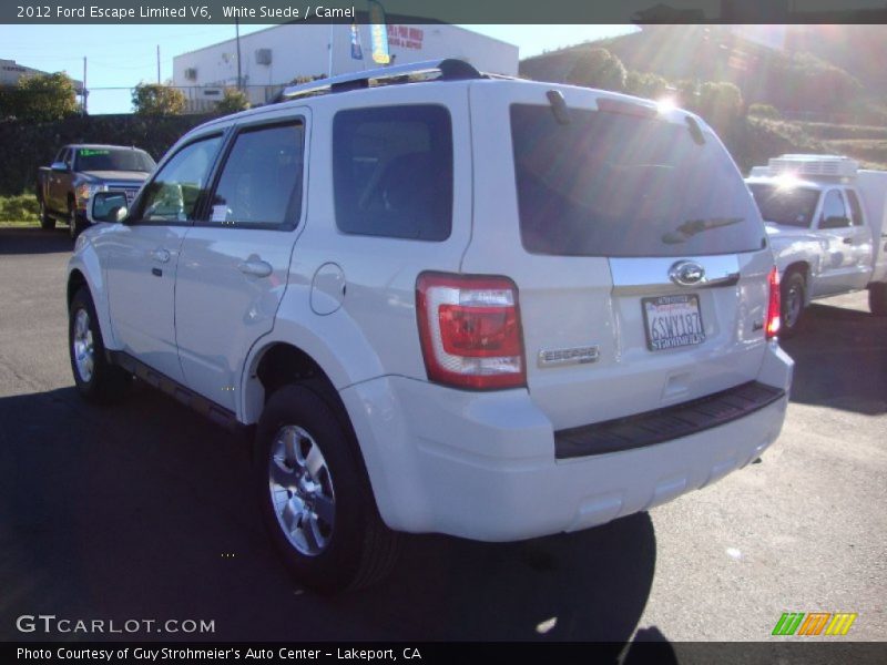 White Suede / Camel 2012 Ford Escape Limited V6