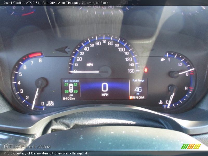 Red Obsession Tintcoat / Caramel/Jet Black 2014 Cadillac ATS 2.5L