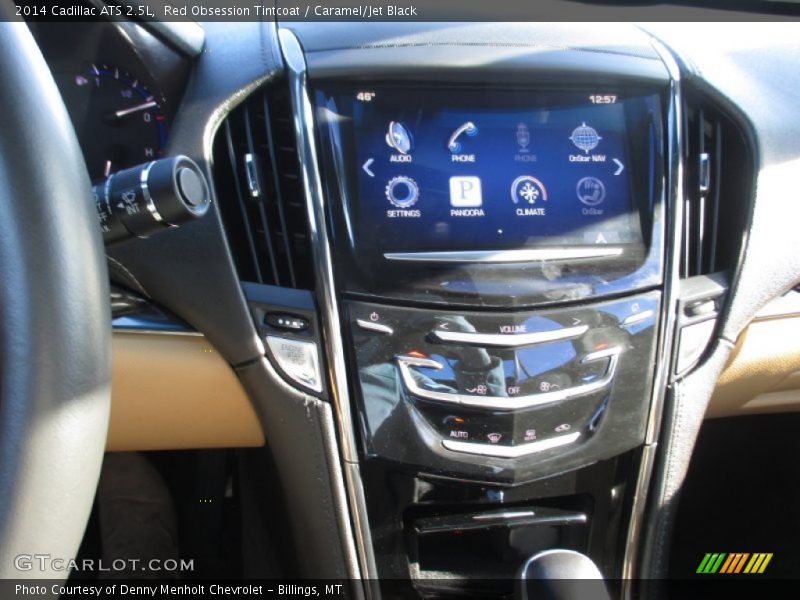 Red Obsession Tintcoat / Caramel/Jet Black 2014 Cadillac ATS 2.5L