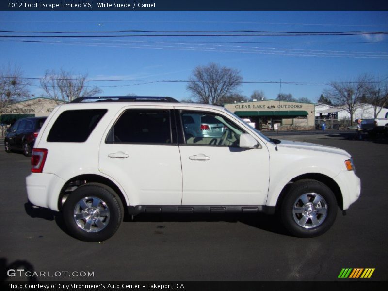 White Suede / Camel 2012 Ford Escape Limited V6