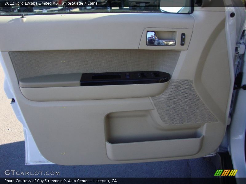 White Suede / Camel 2012 Ford Escape Limited V6