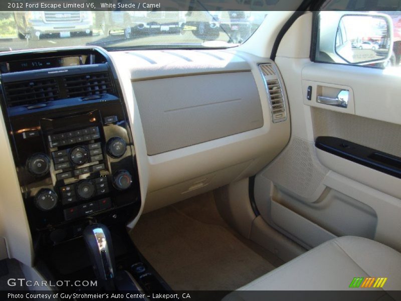 White Suede / Camel 2012 Ford Escape Limited V6